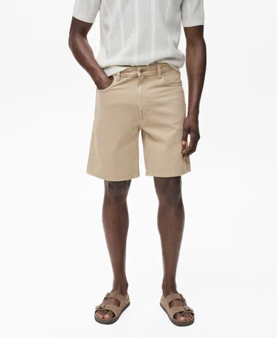 Mango Men's Regular-fit 9" Denim Shorts In Multi