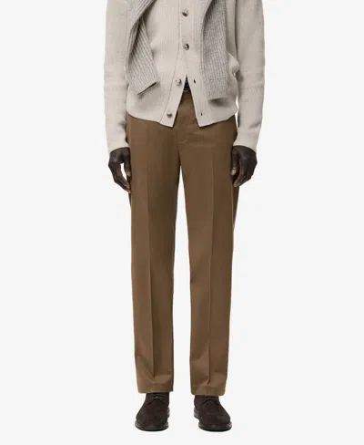 Mango Men's Regular-fit Cotton Pants In Brown