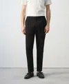 Mango Men's Regular-fit Pleated Pants In Black