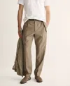 Mango Regular Fit Pleated Pants In Green