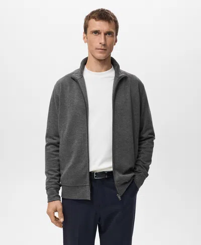 Mango Men's Regular-fit Zip-up Hoodie