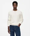Mango Pantalon In Off White