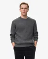 Mango Men's Ribbed Wool-blend Sweater In Gray