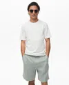 Mango Men's Short-sleeved Lyocell T-shirt In White