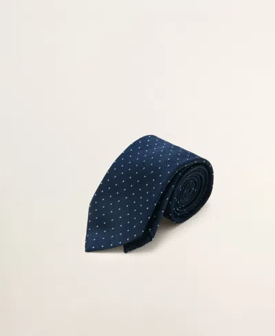 MANGO MEN'S SILK PATTERNED TIE