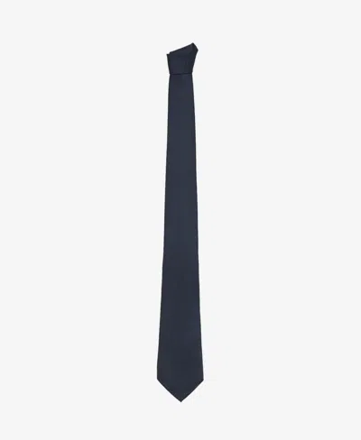 Mango Men's Silk Tie In Blue