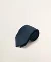 Mango Men's Silk Tie In Blue