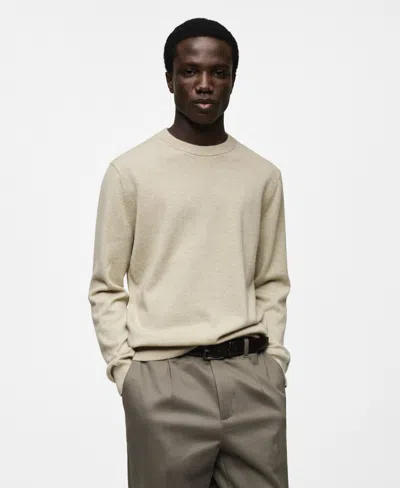 Mango Men's Slim-fit Cashmere Sweater In Pastel Green