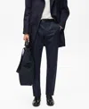 Mango Dublino Slim Fit Twill Chinos In Night Blue