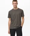 Mango Thermoregulating Performance Slim Fit Stretch T-shirt In Medium Green
