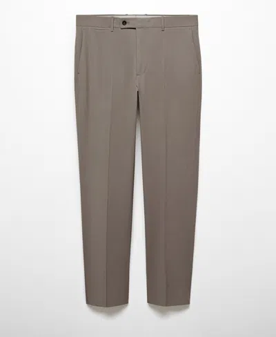 Mango Men's Slim Fit Cool Wool Suit Pants In Gray