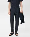 Mango Men's Slim-fit Cotton Pants In Blue