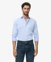 Mango Men's Slim-fit Cotton Shirt In Blue