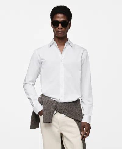 Mango Men's Regular-fit Cotton Shirt In White