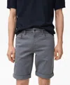 Mango Denim Bermuda Shorts In Gray