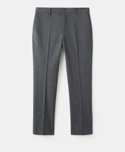 Mango Men's Slim-fit Flannel Pants In Gray