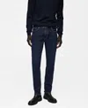 Mango Jan Slim Tapered Leg Jeans In Open Blue