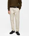 Mango Men's Slim-fit Jeans In Ecru