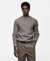 Mango Combined Cable Knit Sweater In Gray