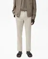 Mango Men's Slim-fit Linen Pants In Neutral