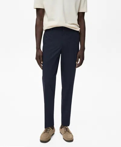 Mango Men's Slim-fit Suit Pants In Blue
