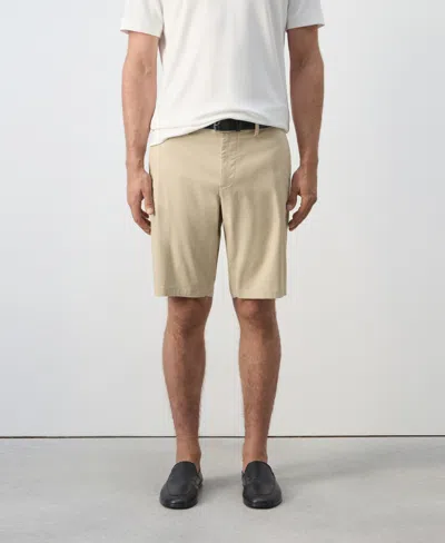 Mango Men's Slim-fit Chino Cotton 10.12" Bermuda Shorts In Neutral