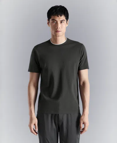 Mango Men's Slim-fit Comfort Stretch T-shirt In Black