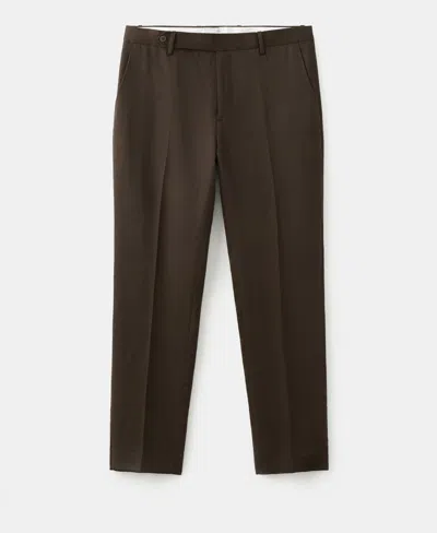 Mango Men's Slim-fit Lyocell Linen Pants In Animal Print