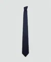 Mango Men's Solid Wool Blend Necktie In Blue