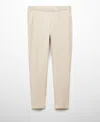 Mango Men's Solotex Slim-fit Pants In Grey