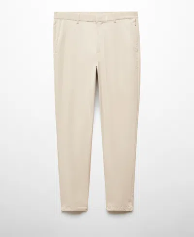 Mango Men's Solotex Slim-fit Pants In Grey