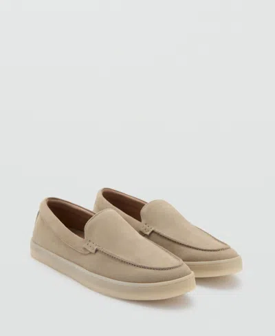 MANGO MEN'S SPLIT LEATHER SHOES