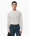 Mango Stripe Long Sleeve T-shirt In Multi