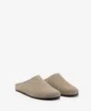Mango Suede Clog In Brown