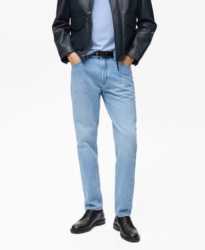 MANGO MEN'S TAPERED-FIT JEANS