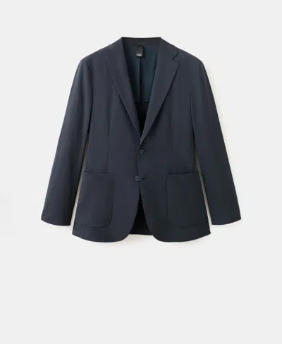 Mango Men's Technical Slim Fit Blazer In Multi