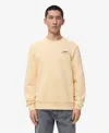 Mango Men's Text Print Regular-fit Sweatshirt In Yellow