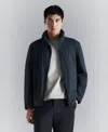 Mango Packable Water-repellent Jacket With Thermore Technology In Navy