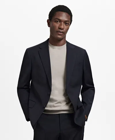 Mango Men's Turin Virgin Wool Suit Blazer In Blue