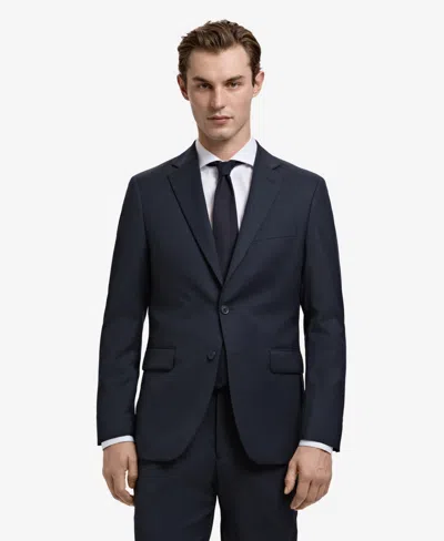 Mango Men's Turin Virgin Wool Suit Blazer In Blue