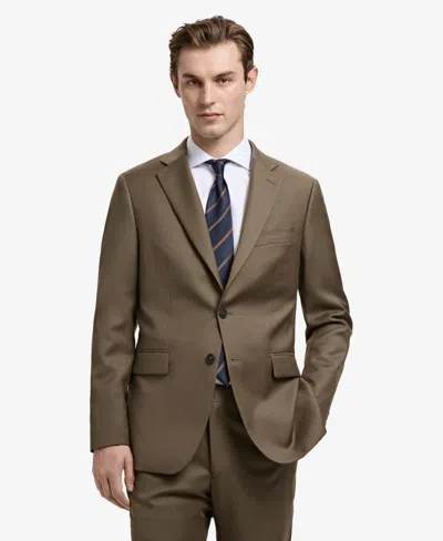 Mango Men's Turin Virgin Wool Suit Blazer In Brown
