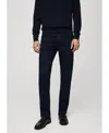 Mango Patrick Slim Fit Ultra Soft Touch Jeans In Deep Dark Blue