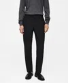 Mango Men's Virgin Wool Slim-fit Suit Pants In Gray
