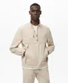 Mango Men's Water-repellent Coolmax Jacket In Neutral