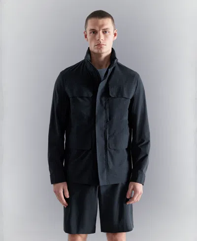Mango Men's Water Repellent Thermolite Jacket In Blue