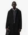Mango Men's Wool Blend Hooded Coat In Black