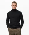 Mango Turtleneck Wool Sweater In Black