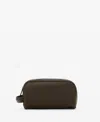 Mango Men's Zipped Leather Cosmetic Bag In Brown