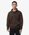 Mango Men's Zipper Regular-fit Cotton Sweatshirt In Brown