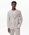 Mango Men's Zurich Slim Fit Thermolite Suit Jacket In Neutral